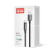 ColorWay Кабель ColorWay USB - USB Type-C (M/M), zinc alloy braided, 3А, 1 м, Black (CW-CBUC098-BK)