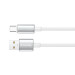 ColorWay Кабель ColorWay USB - USB Type-C (M/M), zinc alloy braided, 3А, 1 м, White (CW-CBUC098-WT)
