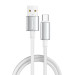 ColorWay Кабель ColorWay USB - USB Type-C (M/M), zinc alloy braided, 3А, 1 м, White (CW-CBUC098-WT)