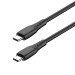 ColorWay Кабель ColorWay USB Type-C - USB Type-C (M/M), textured PVC, 3А, 2 м, Black (CW-CBPDCC095-BK)