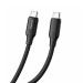 ColorWay Кабель ColorWay USB Type-C - USB Type-C (M/M), TPE embossed, 3А, 1 м, Black (CW-CBPDCC101-BK)