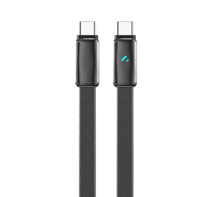 ColorWay Кабель ColorWay USB Type-C - USB Type-C (M/M), ultra-thin, 5А, 1 м, Black (CW-CBPDCC100-BK)