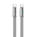 ColorWay Кабель ColorWay USB Type-C - USB Type-C (M/M), ultra-thin, 5А, 1 м, Grey (CW-CBPDCC100-GR)
