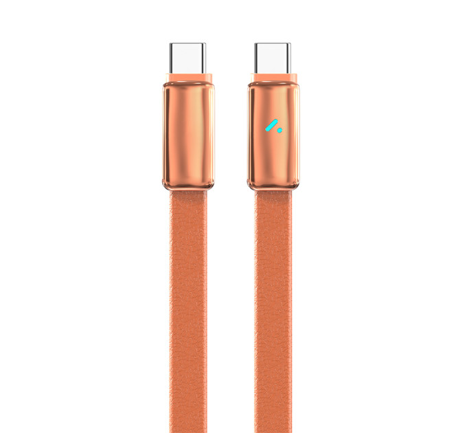 ColorWay Кабель ColorWay USB Type-C - USB Type-C (M/M), ultra-thin, 5А, 1 м, Orange (CW-CBPDCC100-OR)