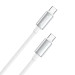 ColorWay Кабель ColorWay USB Type-C - USB Type-C (M/M), zinc alloy braided, 5А, 1 м, White (CW-CBPDCC098-WT)