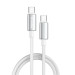 ColorWay Кабель ColorWay USB Type-C - USB Type-C (M/M), zinc alloy braided, 5А, 1 м, White (CW-CBPDCC098-WT)