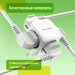 ColorWay Розгалужувач ColorWay CW-CHE4W 4 розетки White