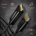 AXAGON Кабель AXAGON RVD-HI14C2 HDMI-DisplayPort, 1.8m, 4K/30Hz, чорний