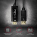AXAGON Кабель AXAGON RVD-HI14C2 HDMI-DisplayPort, 1.8m, 4K/30Hz, чорний