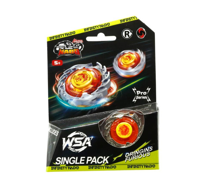 Infinity Nado Дзиґа Infinity Nado VII Pro Series Single Pack Origins Лютий Вихор (Furious)