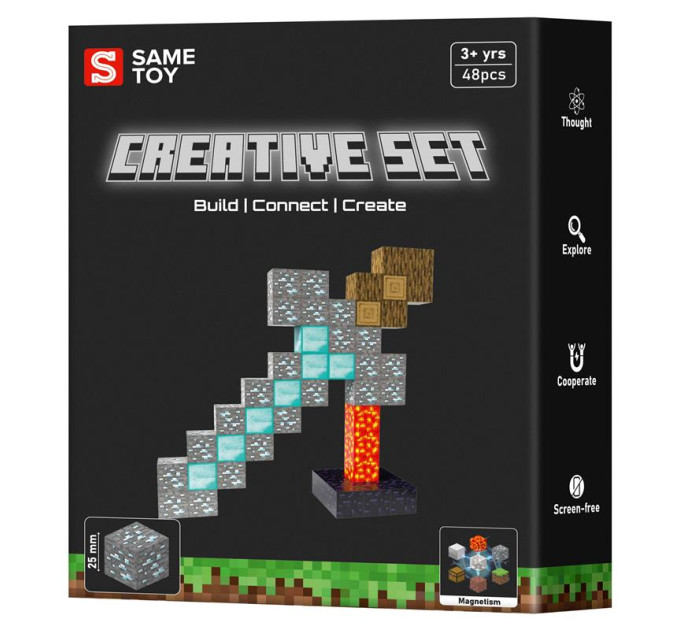 Same Toy Магнітний конструктор Same Toy Creative Set Sword 48ел