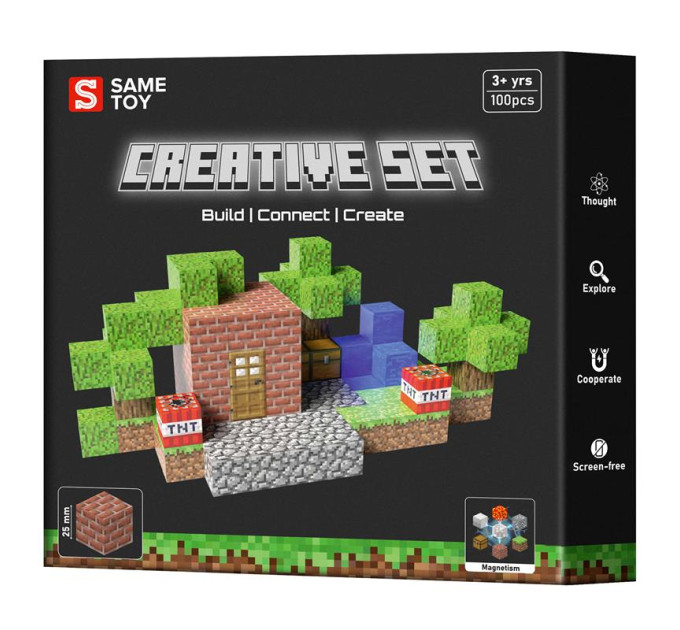 Same Toy Магнітний конструктор Same Toy Creative Set Vault 100ел