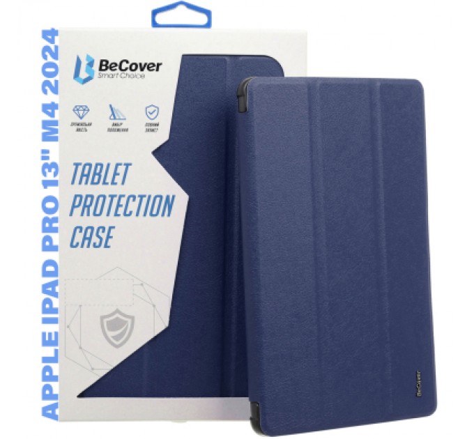 BeCover Чохол до планшета BeCover Smart Case Apple iPad Pro 13" M4 2024 Deep Blue (711644)