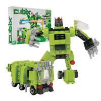 Конструктор Cubix Traxfigure 2-в-1, зелений (39727-green)