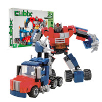 Конструктор Cubix Traxfigure 2-в-1, червоний/синій (39727-red/blue)
