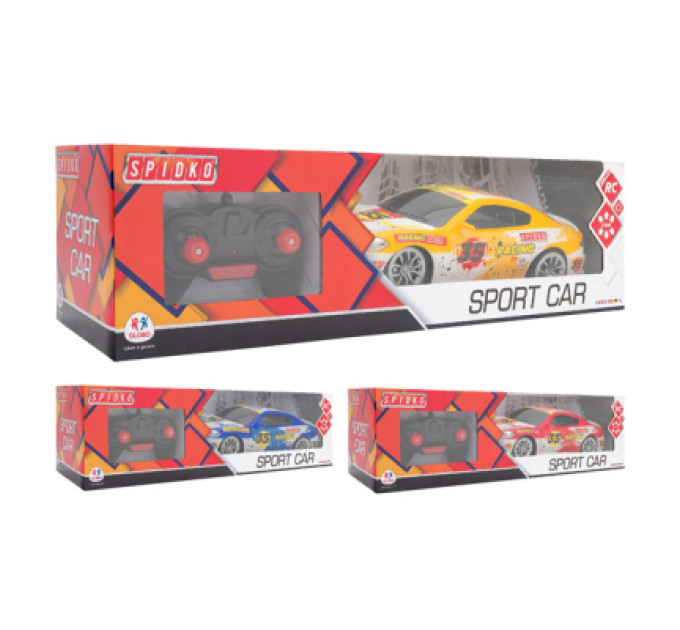 SPIDKO Радіокерована іграшка SPIDKO Sports car зі світлом 116, жовтий (40997/2)