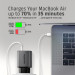 AXAGON Мережевий зарядний пристрій з дисплеєм AXAGON ACU-PQ67D, 2x port (USB + USB-C), PD3.0/QC4+/PPS/Apple, 67W, сірий