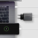 AXAGON Мережевий зарядний пристрій AXAGON ACU-PQ67, 2x port (USB + USB-C), PD3.0/QC4+/PPS/Apple, 67W, сірий