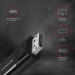 AXAGON Кабель AXAGON RVC-DPC USB-C-DisplayPort, 1.8m, 4K/60Hz, чорний