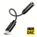 AXAGON Адаптер AXAGON ADA-HC USB-C to Mini-Jack 3.5 mm HI-RES DAC, чорний