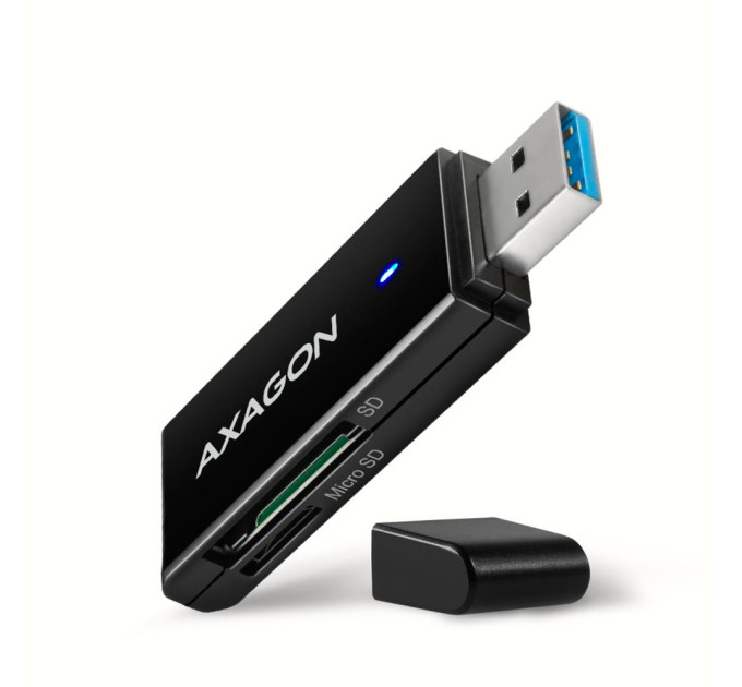 AXAGON Кардрідер AXAGON CRE-S2N SuperSpeed USB-A card reader