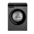 Candy Пральна машина Candy ProWash 550 фронтальна, 8кг, 1400, A, 42.7см, дисплей, пара, інвертор, люк чорний, cріблястий