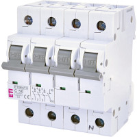 Автоматичний вимикач ETI ETIMAT 6 3p+N C 50 А (6 kA) (2146521)
