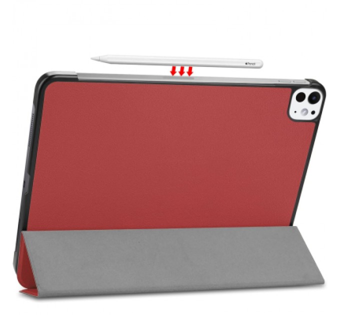 BeCover Чохол до планшета BeCover Smart Case Apple iPad Pro 13" M4 2024 Red Wine (711647)