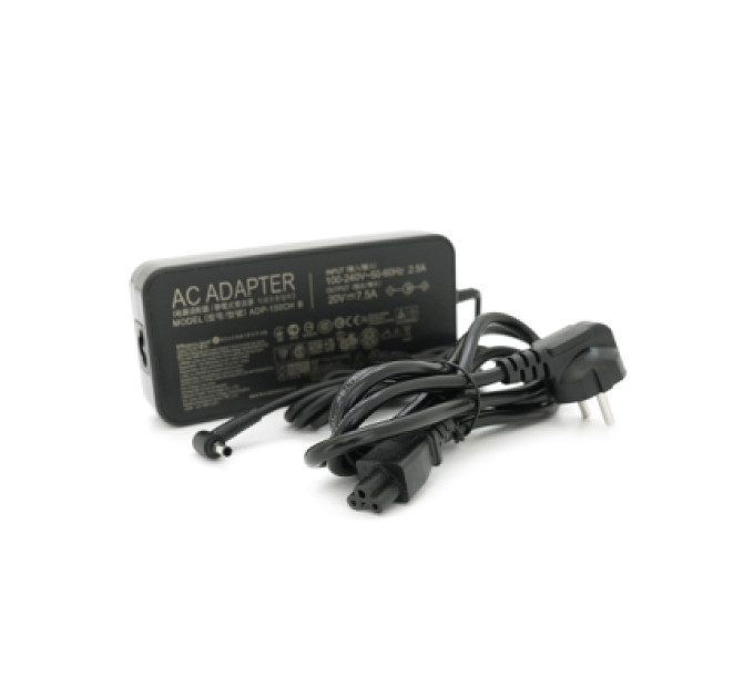 Merlion Блок живлення до ноутбуку Merlion ASUS 150W 20V 7.5А, 4.5*3.0 (38393 / LAS150/20-4.5*3.0)