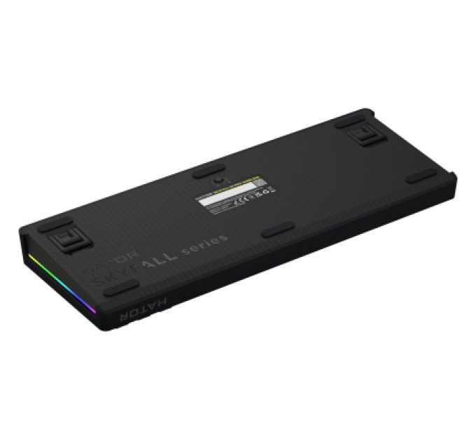 Hator Клавіатура Hator Skyfall 65 Pro Aurum Vanila Silent RGB Wireless/Bluetooth/USB UA Grey/Black (HTK4160UA)