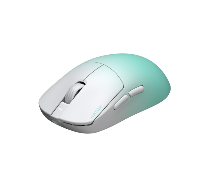 Hator Мишка Hator Quasar 3 Ultima 8K Wireless/Bluetooth/USB White/Mint (HTM761)