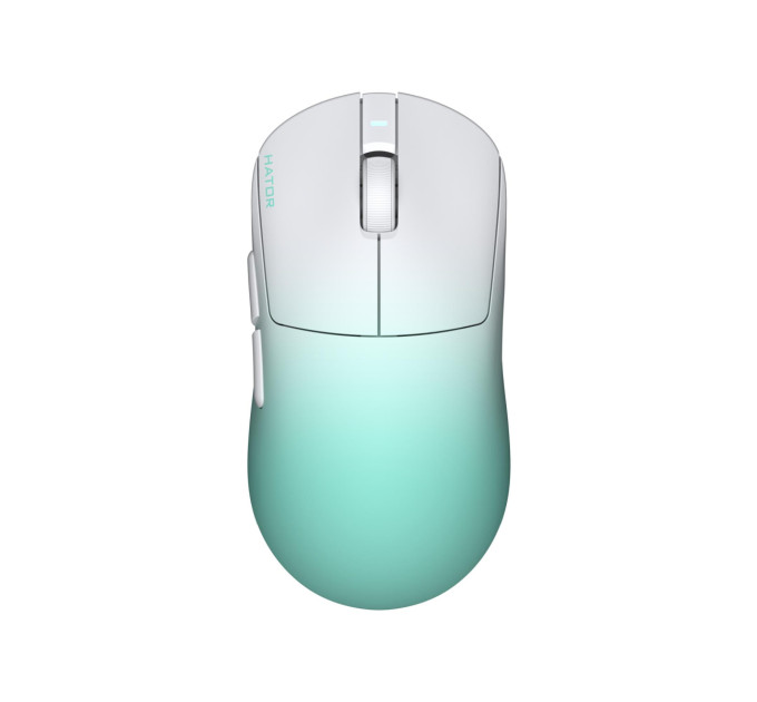 Hator Мишка Hator Quasar 3 Ultima 8K Wireless/Bluetooth/USB White/Mint (HTM761)