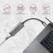 AXAGON Мережевий адаптер AXAGON ADE-25RC SuperSpeed USB-C 2.5 gigabit, сірий