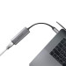 AXAGON Мережевий адаптер AXAGON ADE-25RC SuperSpeed USB-C 2.5 gigabit, сірий