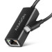 AXAGON Мережевий адаптер AXAGON ADE-ARC USB-C 1 gigabit, чорний