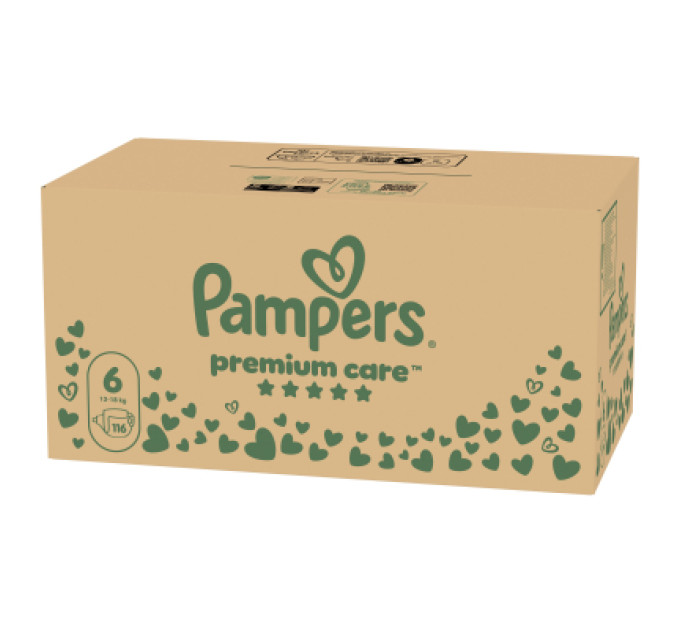 Pampers Підгузки Pampers Premium Care Розмір 6 (13-18 кг) 116 шт (8006530223744)