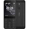Nokia Мобильный телефон Nokia 230 2024 Dual Sim Black; 2.8" (320х240) TN / кнопочный моноблок / Unisoc 6531F / ОЗУ 8 МБ / 16 МБ встроенной + microSD до 32 ГБ / камера 2 Мп + 2 Мп / 2G (GSM) / Bluetooth / ОС Nokia Series 30+ / 124.6x53.4x10.9 мм / 145