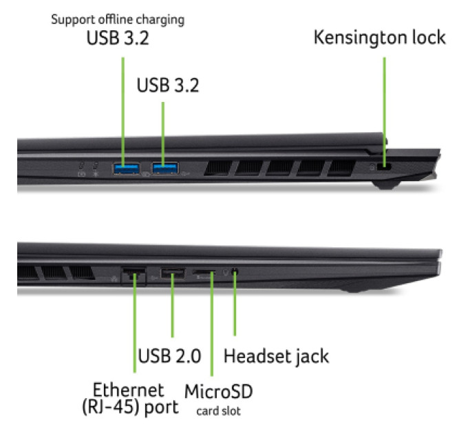 Acer Ноутбук Acer Nitro 18 AI AN18-61-R4L8 (NH.QY7EU.004)