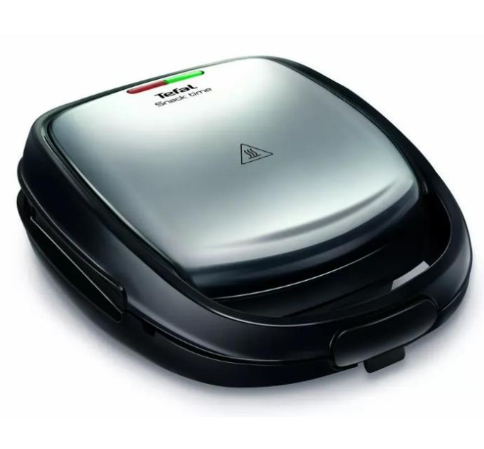 Tefal HA Мультимейкер Tefal Snack Time 3in1 700Вт, тефлон, 2 пластини, корпус-метал, чорно-сірий