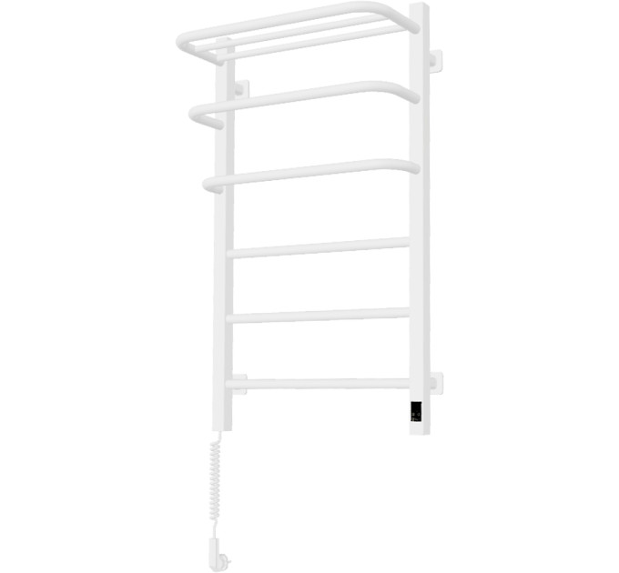 ARDESTO Sanitary Рушникосушка ARDESTO електрична Star FR, 800x480х240мм, таймер-регулятор Wi-Fi, сталь,ліве підключення, білий