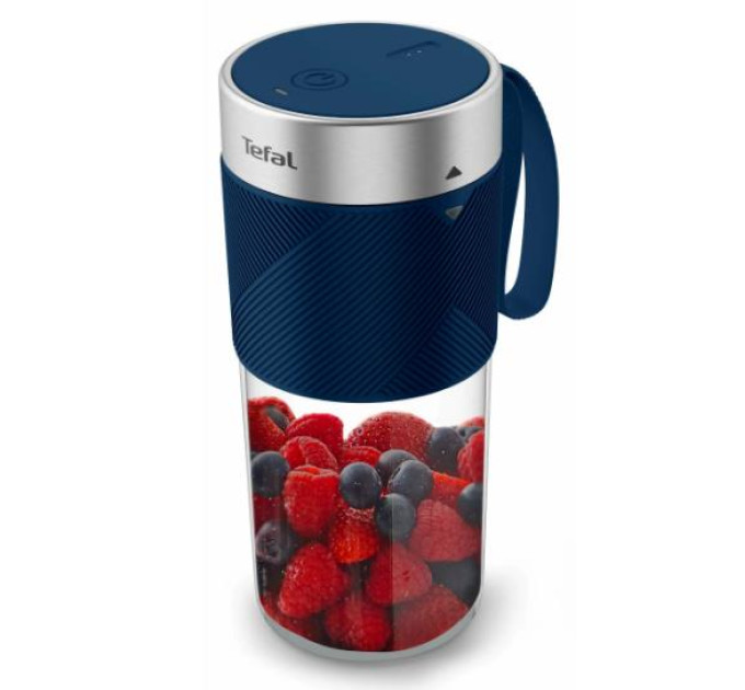 Tefal HA Блендер Tefal Lightmix портативний для смузі, чаша-300мл, USB, тритан, синій