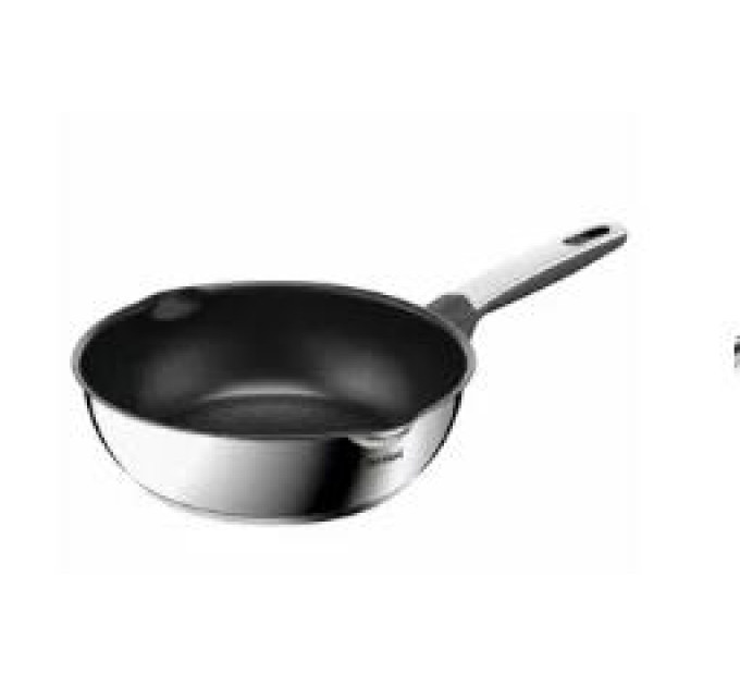Tefal Kitchenware Мультисковорода Tefal Emotion+, 26см, нержавіюча сталь, бакеліт, чорний