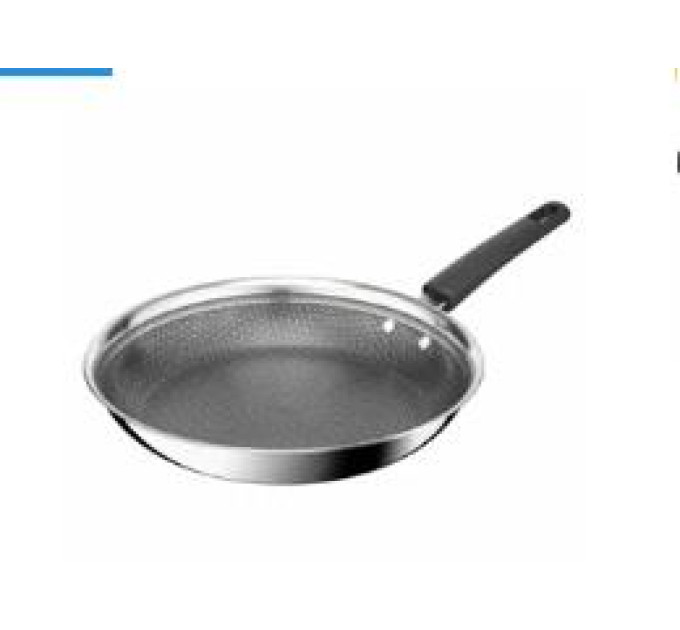 Tefal Kitchenware Сковорода Tefal Emotion+ Power, 24см, нержавіюча сталь, серцевина-алюміній, хромована сталь, бакеліт