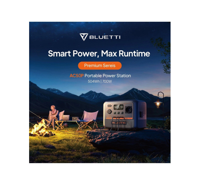 BLUETTI Зарядна станція Bluetti AC50P, 504Wh, 700W, LiFePO4_OEM
