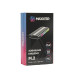 Maxxter Зовнішня кишеня Maxxter M.2 NVMe PCIe, USB 3.1 Type-C Gen2, RGB, Metal, Black (EHDE-2280SRGB-01)