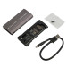 Maxxter Зовнішня кишеня Maxxter M.2 NVMe PCIe, USB 3.1 Type-C Gen2, RGB, Metal, Black (EHDE-2280SRGB-01)
