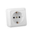 ELM Розетка ELM Simply OD-10E з заземленням Біла (41-0006)