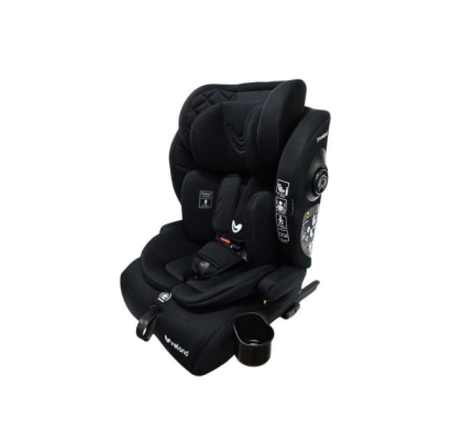 Velano Автокрісло Velano Flexo i-Size 76150 см, ISOFIX + Top Tether/ремінь, black (48413)