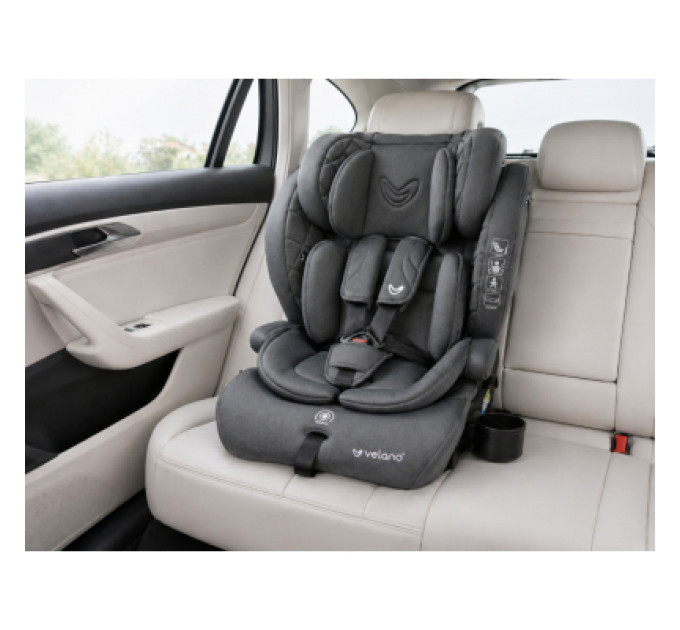 Velano Автокрісло Velano Flexo i-Size 76150 см, ISOFIX + Top Tether/ремінь, grey (48414)