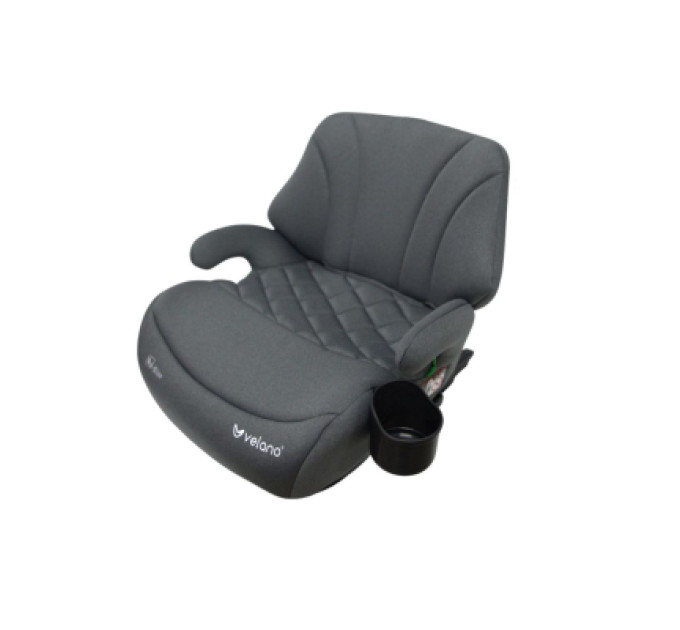 Velano Автокрісло Velano Gravo i-Size 125150 см, ISOFIX + підстаканник, grey (48145)